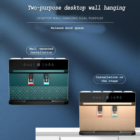 Countertop Reverse Osmosis Water Filter Dishing Up Instant Hot Water In Three Seconds Five Stage Tap Water Purification Set Them Temps Just Right Space Savin Kitchen Game Changer - desktop wall mounted design.