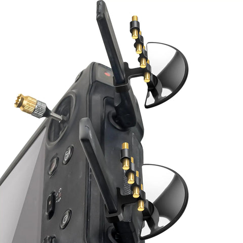 Long Range Drone Remote Antenna Booster For RC 2 And RC Pro Controllers Easy Install No Tools Needed attached to a controller