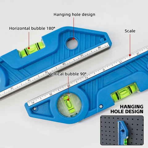 Badass 9 Inch Magnetic Torpedo Level Set Delivers Rock Solid Precision With 0 And 90 Degree Bubbles Sleek V Groove For Quick Conduit Work Extra Large Reading Window Dual Scale Rulers Heavy Duty Two Pack Gear For Real Pros