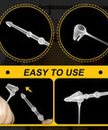 No Fancy Tools Needed Five Inch Black Plastic Hang Tag Fasteners One Thousand Pack Slam Snap Security Pins No Gun Required illustrated. 