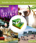 Inflatable PVC Pool Bar For Outdoor Water Parties With Illuminated Bar Sign Waterproof And Durable Poolside Entertainment Station Portable Backyard Beverage Bar For Summer Parties Green Epic