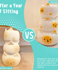 Comparison of ceramic sculptures with and without Air Dry Clay Varnish Ultra Gloss Sealant Prevents Cracking And Scratches