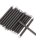 20pcs Small Stainless Steel Tension Hook Extension Springs 0.6mm X 4mm X 60mm Perfect For Fence Gate Latch And Mechanical Repair Kit That Gonna Get The Job Done Right, black coil springs
