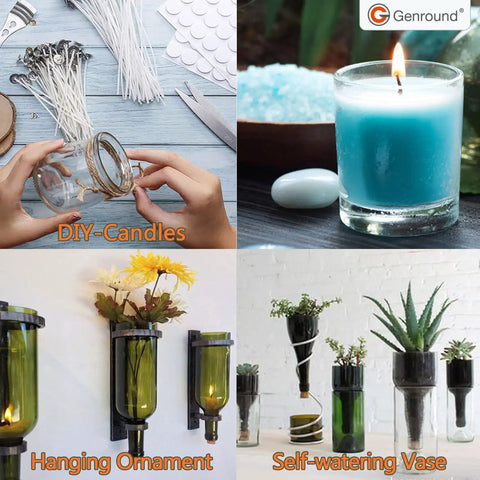Level Up Your Cocktail Setup With This Heavy Duty Glass Bottle Cutter For Round Square And Oval Bottles Crafting Clean Drinkware Without Chips Easy DIY Tool To Quickly Repurpose Empty Whiskey Jars Into Classy Glasses Today