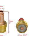 Must Have TIG Gas Lens Collet Bodies Kit For DB SR WP 17 18 26 Welding Torch collet dimensions 45V204 0.040"