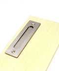 12 Inch Sliding Barn Door Handle And Flush Pull Set With 7 Inch Hole Centers In Brushed Nickel Heavy Duty Stainless Steel 304 Hardware