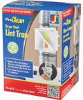 Product packaging of Dryer Duct Lint Trap For Four Inch Ducts Secondary Lint Filter To Reduce Fire Risk In Electric Dryers