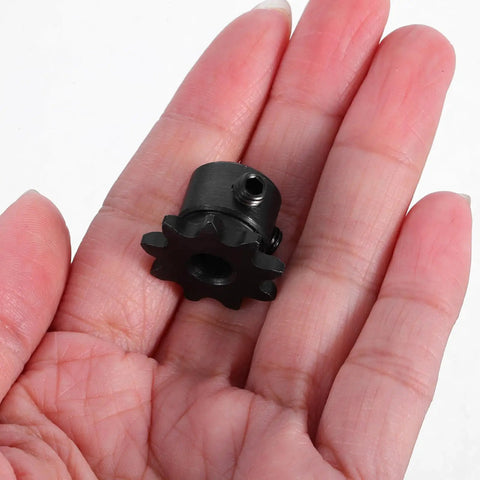 Cool 9 Tooth Single Strand Carbon Steel Sprocket Gear With Tough Roller Chain For Industrial Power Transmission And Heavy Duty Wear Resistance on hand.