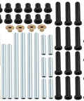 Heavy Duty Front And Rear A Arm Bushing Kit For Polaris RZR 800 Series UTVs 2008 Through 2014 components displayed