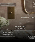 Bulletproof Quality Solid Brass Rotary Dimmer Switch Featuring UL Certified Safety Ratings 100 Percent Pure Core And No Sweat Wiring Job For Upscale Home Decor Projects That Gotta Feel Premium on vintage wall with flowers.