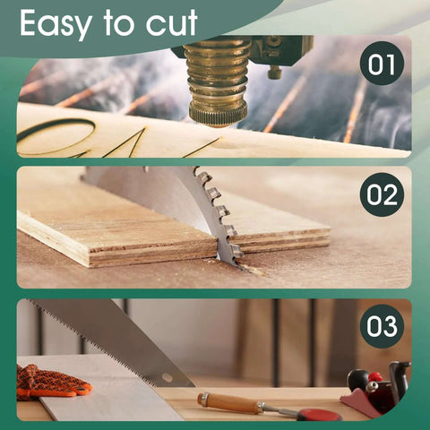 Basswood sheets 8x12 in, 1/16 in thick, 18-pack unfinished wood for laser cutting and crafts