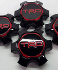 Toyota Tacoma TRD Pro Center Cap Set Genuine OE OEM Hub Cap Replacement For Wheel Hubs, Easy Plug In Install