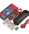 600A True RMS Digital Clamp Meter Multimeter With Auto Range Data Hold And Frequency Measurement in package with accessories