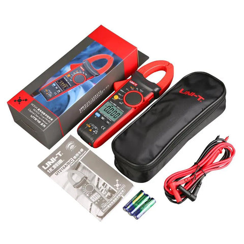 600A True RMS Digital Clamp Meter Multimeter With Auto Range Data Hold And Frequency Measurement in package with accessories