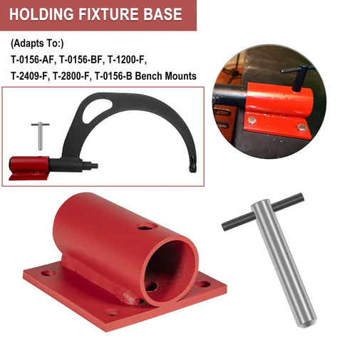 Transmission Holding Fixture Tool With Base For Wide Range of Transmissions Including 3L30 180C 200C 200-4R 250 350-C