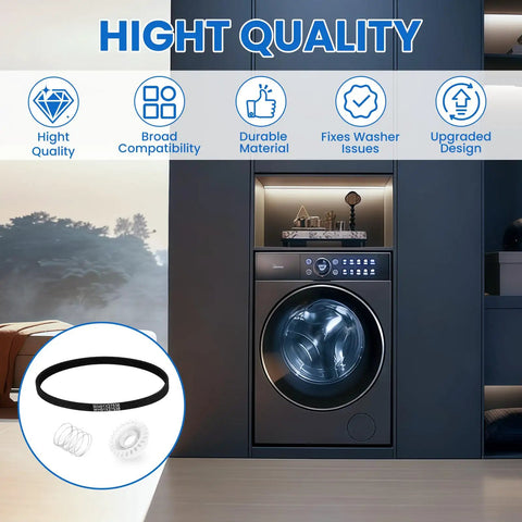 Ultimate Washing Machine Repair Kit With Clutch, Washer Spring And Drive Belts For GE And Hotpoint Models beside washer