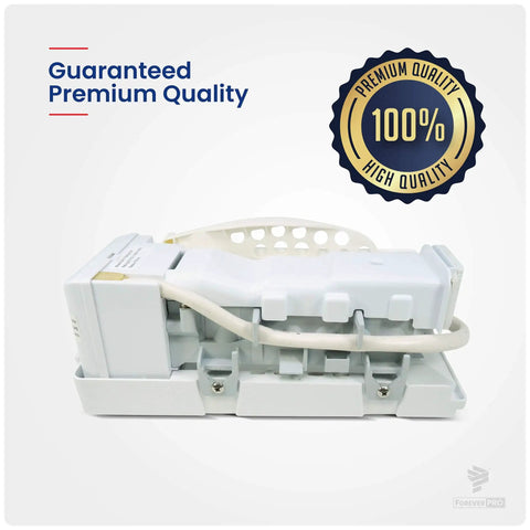 Replacement Ice Maker Assembly DA97-05422A for Samsung Fridges, white durable plastic with premium quality badge