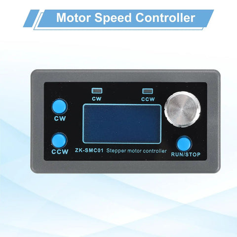 Gray DC Motor Speed Controller 5-30V With Forward Reverse Function, Pro Grade Stepper Motor Control Module With HD Display