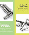 Heavy Duty Magnetic Security Star Bit Set And Top Drawer S2 Steel Screwdriver Bits showing S2 alloy steel bits from T6 to T40.