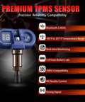 Bluetooth TPMS Sensor For Tesla Model 3 Model Y Model S And X Direct Fit With Stable Signal Auto Pairing Plug And Play No Programming Required OE Style Tire Pressure Monitoring For 2020 To 2026, blue sensor