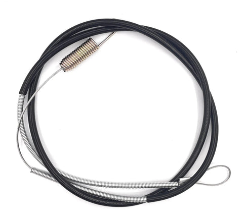 Replacement Clutch Cable 17 Inch For 6 HP Rear Tine Tiller Compatible With Craftsman, coiled wire cable, non-OEM part for lawn equipment