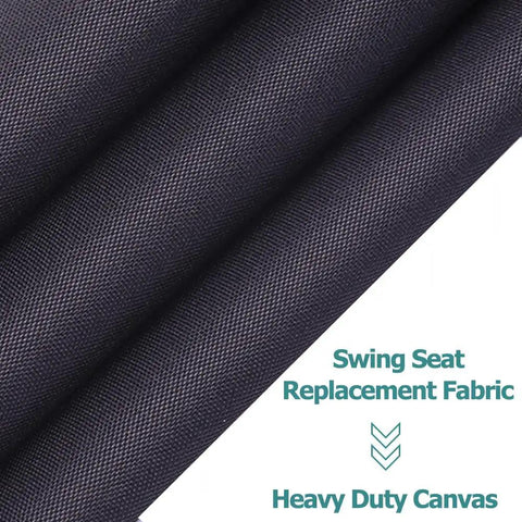 Outdoor Replacement Swing Seat Cover For Patio Swing And Bench Heavy Duty Canvas Waterproof Chair Cushion Replacement Easy Install