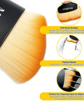 2 Pack Car Interior Detailing Brush Set With Ultra Soft Synthetic Bristles For Zero Scratch Cleaning On Glass Screens Dashboards And Painted Surfaces, close-up brush bristles