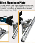 Top Shelf 1800w High Speed Foam Planer Saw For Quick Spray Insulation Cutting And Polyurethane Wall Trimming With 70cm Blade featuring thick aluminum plate support.