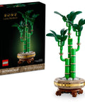 Buildable Lucky Bamboo Plant Kit For Adults Realistic Artificial Desk And Office Decor Mindful Diy Project Tabletop Plant Decoration For Home And Workspace Great Gift For Birthdays For Him And Her, 325-piece LEGO set box and bamboo build