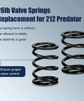 Flat Top 70 Millimeter Piston Kit With 0.550 Compression Height And 26 Lb Valve Springs For Predator 212cc 224cc GX160 GX200 Mini Bikes