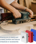 Aluminum T Track 1.2 Inch M8 Slot Slider For Router Table And Miter Saw Fixtures, Double Cut Pre Drilled Mount Holes, 4 Pack Silver T Slot Rail For Woodworking And Crosscut Sled Pro Grade Heavy Duty Easy Mount used on belt sander workpiece clamp