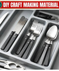 304 Stainless Steel Flat Bar 0.125 Inch Thick By 3 Inch Wide By 12 Inch Long, Heavy Duty Pro Grade Metal Stock For Fabrication DIY Projects, Corrosion Resistant, Durable Steel Bar used in cutlery organizer display