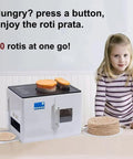 Automatic Roti Maker Electric Tortilla Machine With Touch Screen 1800W one key press cooks twenty flatbreads at home.