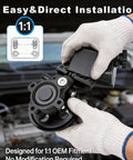 Hands holding Power Steering Pump With Pulley And Reservoir For Dodge Ram 1500 2002 Through 2007 Beefed Up Complete Assembly