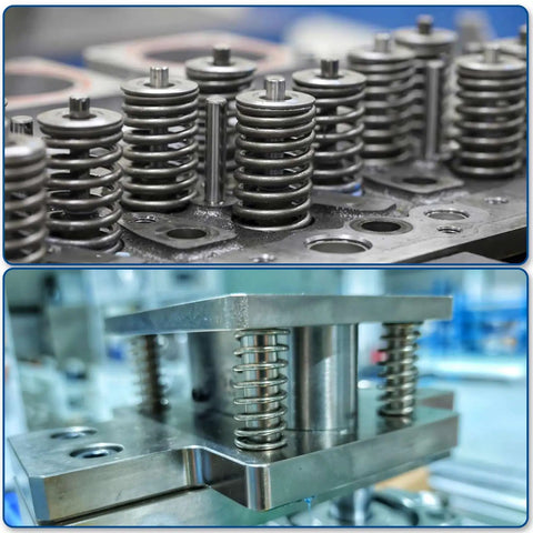 304 Stainless Steel Compression Spring Zero Point Eight Millimeter Wire Diameter 305 Millimeter Length in machine components
