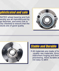 Direct Fit OEM Grade Front Wheel Bearing And Hub Assembly 513296 for Nissan Altima and more displayed on chart