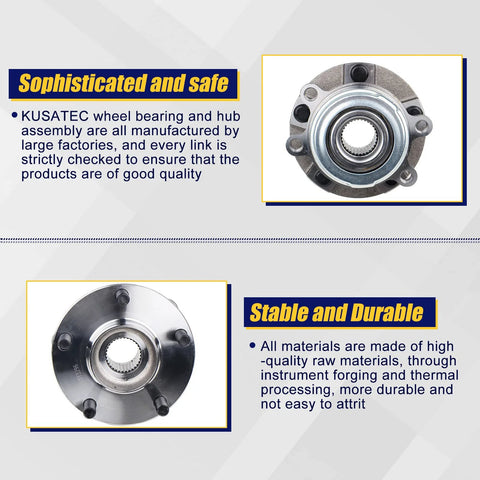 Direct Fit OEM Grade Front Wheel Bearing And Hub Assembly 513296 for Nissan Altima and more displayed on chart
