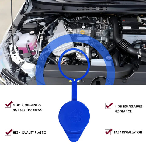 Windshield Washer Fluid Reservoir Cap Replacement For Ford Focus 2012 2018 Compatible With OE CP9Z17A605A engine view