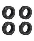 Heavy Duty Shaft Collar Set Screw Style Clamping Collars 9 Sixteen Inch Bore Carbon Steel Black 4 Pack