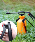 2 Pack Pump Action Backpack Sprayer Wand Replacement shown with trigger handle and comfortable grip in garden setting