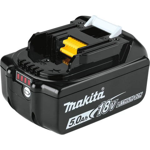 Makita 18V LXT 5.0Ah battery for 18V LXT Brushless Cordless Hammer Drill And Impact Driver 2 Piece Combo Kit.