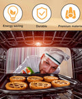 E14 Edison Fridge Bulbs Featuring Retro Tungsten Filament Emit A Legit Warm Yellow Glow Perfect For Microwave Ovens And Wine Coolers This Solid 15 Watt 3 Pack Adds Fire To Your Kitchen Appliances Daily in a baking oven with pastries.