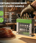 Manual Wire Stripping Machine With Drill Powered Option, 6 Channel Cutter, portable design with easy-carry handle