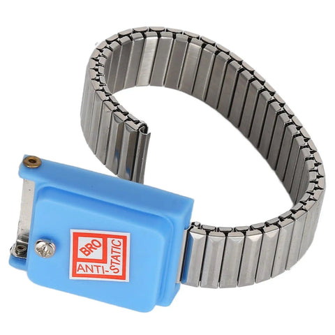 Anti Static Wrist Strap ESD Band For PC Builds And Electronics Repair Gear Adjustable Buckle Durable Non Allergic Stainless Steel Layer