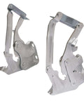 Hood Hinge Pair For 1955 Chevy Bel Air Nomad One Fifty Two Ten Cars With Steel Construction And Galvanized Silver Finish Durable OEM Style