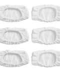 Reusable Mop Pads Replacement For Oreck Steamer Mop Washable Mop Head 6 Pack Compatible With Steam100 And Steam100LRH