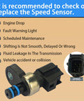 Transmission Fluid Pressure Switch And Speed Sensor Kit for Dodge Ram and Chrysler, showing single sensor with 3-pin detail.