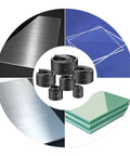 Pro Grade Knockout Hole Punch Set From Half Inch To Two Inch For Sheet Metal And Electrical Conduit with dies and punch kit