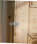 Sosoport heavy-duty stainless steel marine trailer latch installed on a wooden door edge.