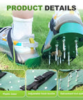 Garden Lawn Aeration Shoes With Spikes For Deep Soil Breathing And Healthier Grass No Tools Needed Ready To Use Out Of The Box